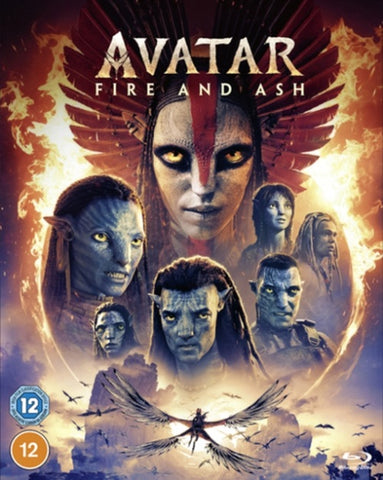 Avatar Fire and Ash (Sam Worthington Zoe Saldana) & Region B Blu-ray IN STOCK