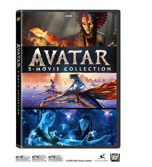 Avatar Fire and Ash + The Way of Water + Multi Feature & New DVD Presale