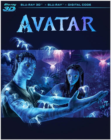 Avatar (Sam Worthington Zoe Saldana Stephen Lang) New 3D Blu-ray + Digital