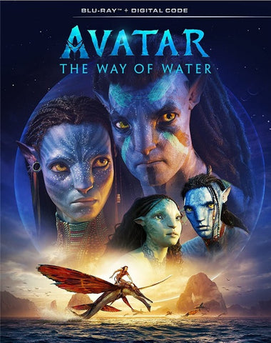 Avatar The Way of Water (Sam Worthington Zoe Saldana Sigourney Weaver) Blu-ray