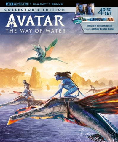 Avatar The Way of Water Collectors Edition New 4K Ultra HD Region B Blu-ray