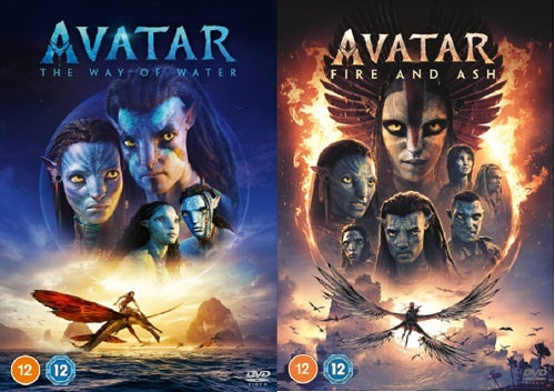 Avatar The Way of Water + Fire and Ash   New Region 4 DVD