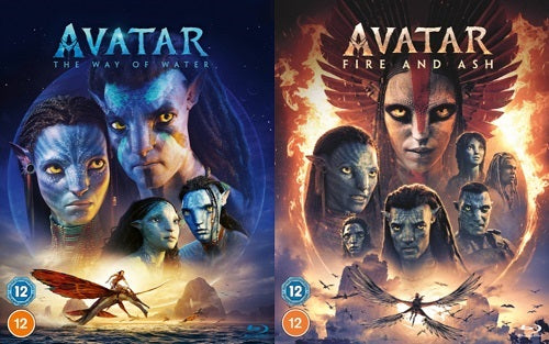 Avatar The Way of Water + Fire and Ash  NEW  New Region B Blu-ray