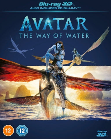 Avatar The Way of Water (Zoe Saldana Sam Worthington) New 2D + 3D Reg B Blu-ray