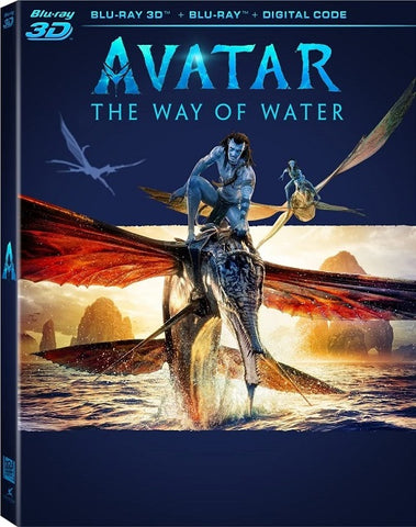 Avatar The Way of Water (Sam Worthington Zoe Saldana) New Blu-ray + Digital