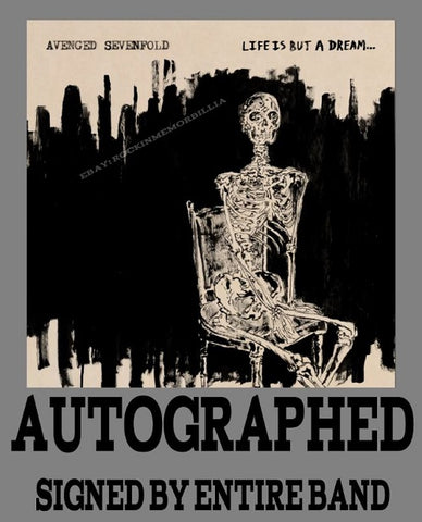 Avenged Sevenfold Life Is But A Dream Star Signed New CD
