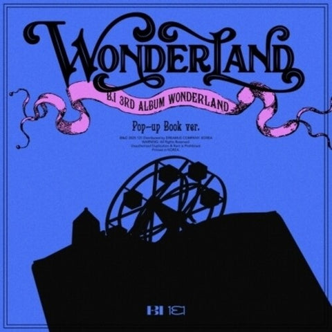 B I Wonderland Pop Up Book Version New CD + Photo + Photo Card Presale