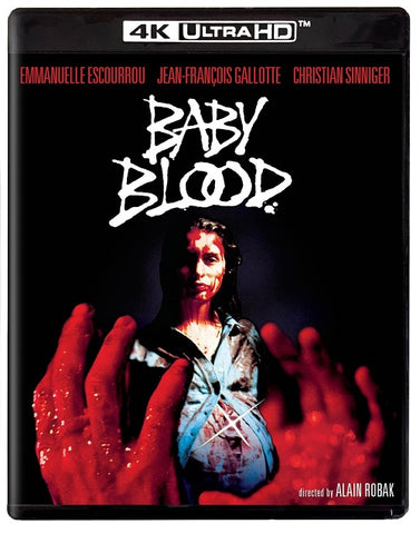 Baby Blood (Emmanuelle Escourrou Christian Sinniger) New 4K Ultra HD Blu-ray