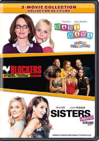 Baby Mama + Blockers + Sisters 3 Movie Collection New DVD