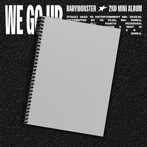 BABYMONSTER We Go Up Go Version New CD + Sticker + Photo Book + Poster Presale