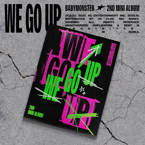 BABYMONSTER We Go Up Up Version New CD + Sticker + Photo Book + Poster Presale