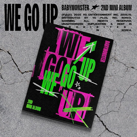 BABYMONSTER We Go Up Up Version New CD + Sticker + Photo Book + Poster Presale