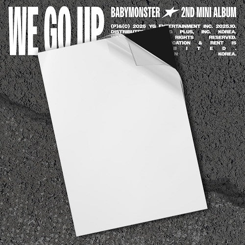 BABYMONSTER We Go Up We Version New CD + Sticker + Photo Book + Poster Presale