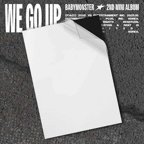 BABYMONSTER We Go Up We Version New CD + Sticker + Photo Book + Poster Presale
