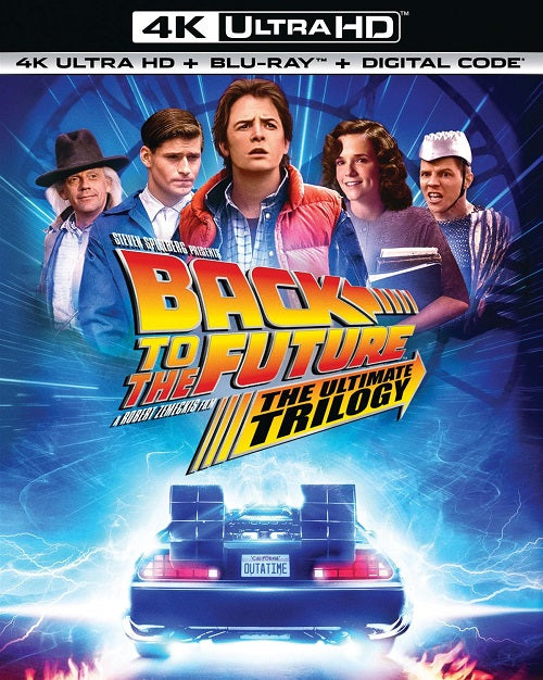 Back to the Future 1 2 3 The Ultimate Trilogy New 4K Ultra HD Blu-ray + Digital