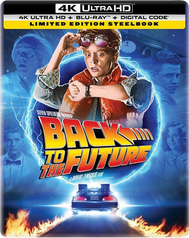 Back to the Future Limited Edition New 4K Ultra HD Blu-ray + Steelbook Presale