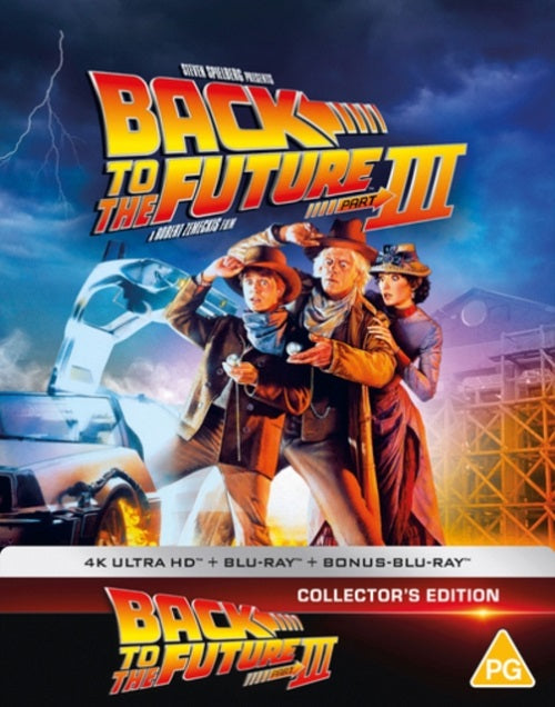 Back to the Future Part III 3 Collectors Steelbook 4K Region B Blu-ray Presale