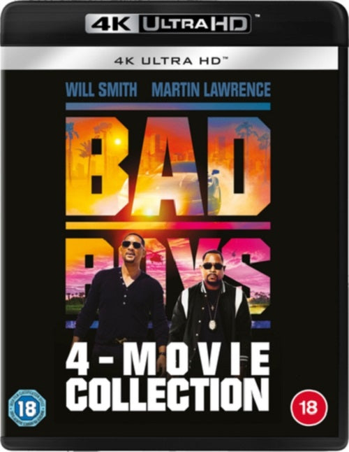 Bad Boys 4 movie Collection New 4K Ultra HD Region B Blu-ray Box Set
