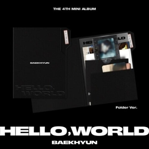Baekhyun Hello World Folder Version New CD + Photo Book + Photo + Photo Card