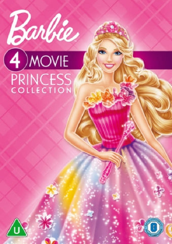 Barbie Princess Collection 4 Films New DVD Box Set