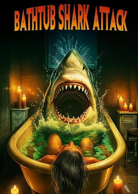 Bathtub Shark Attack (Lynn Lowry Ruby Craft) New Blu-ray Presale