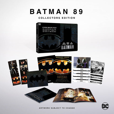 Batman 89 Ultimate Collector's Edition 4K Ultra HD Reg B Blu-ray 1989 Steelbook