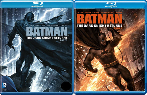 Batman The Dark Knight Returns Part 1 and 2  One and Two Region B Blu-ray
