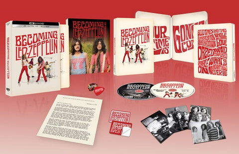 Becoming Led Zeppelin Limited Collectors 4K Ultra HD Blu-ray Steelbook Presale
