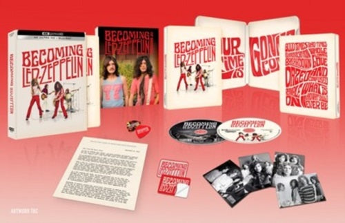 Becoming Led Zeppelin Limited Edition New Region B Blu-ray + Steelbook Presale
