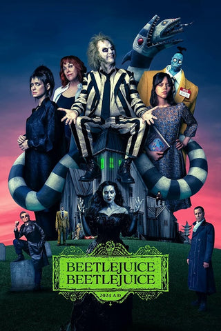 Beetlejuice Beetlejuice 2 Film Collection New 4K Ultra HD Blu-ray + Digital