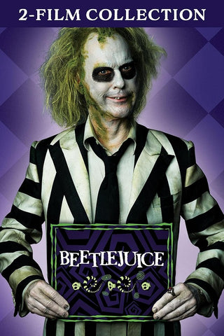 Beetlejuice Beetlejuice 2 Film Collection (Michael Keaton Winona Ryder) New DVD