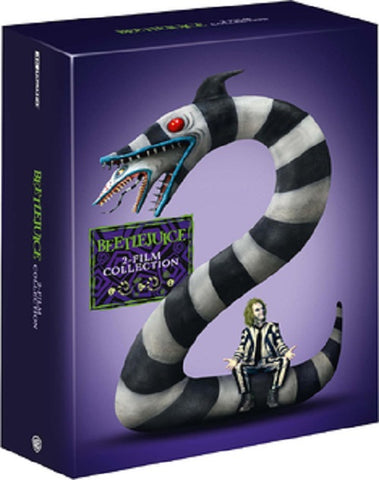 Beetlejuice + Beetlejuice Beetlejuice Limited Steelbook 4K Reg B Blu-ray Presale
