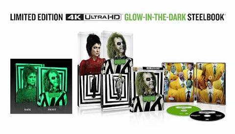 Beetlejuice Beetlejuice New 4K Ultra HD Blu-ray + Digital + Steelbook