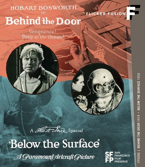 Behind The Door + Below The Surface (Hobart Bosworth) New Blu-ray