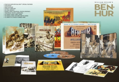 Ben-Hur Ben Hur Collectors Edition 4K Ultra HD Reg B Blu-ray Steelbook Presale