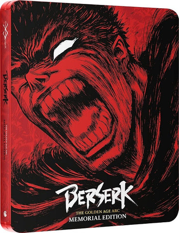 Berserk The Golden Age Arc (Carrie Keranen) New Blu-ray + Steelbook Presale