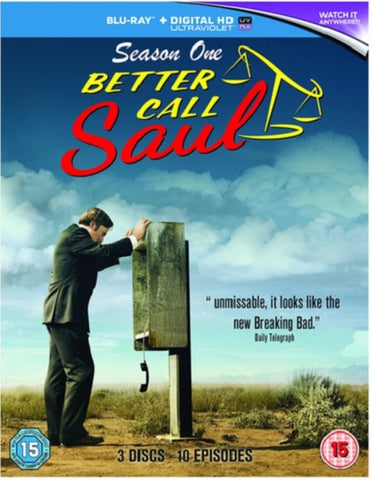 Better Call Saul Season 1 Series One First New Region B Blu-ray + UV Digital