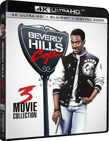 Beverly Hills Cop 1 2 3 Movie Collection (Eddie Murphy) New 4K Ultra HD Blu-ray