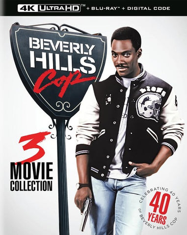 Beverly Hills Cop 1 2 3 Movie Collection (Eddie Murphy) New 4K Ultra HD Blu-ray