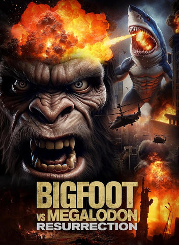 Bigfoot Vs Megalodon Resurrection (Edson Camacho Jennifer Fourteen) New DVD