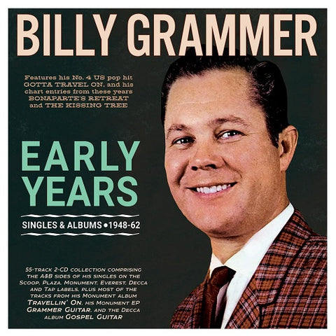 BILLY GRAMMER Early Years Singles & Albums 1948 62 And 2 Disc New CD Presale