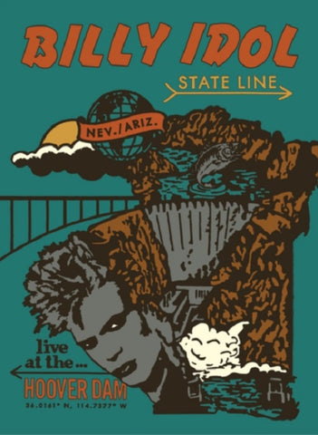 Billy Idol State Line Live at the Hoover Dam New DVD