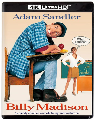 Billy Madison (Adam Sandler Darren McGavin) New 4K Ultra HD Blu-ray Presale