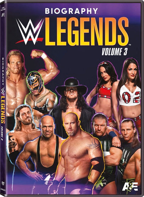 Biography WWE Legends Volume 3 Vol Three (Kurt Angle Lex Luger) New DVD Box Set