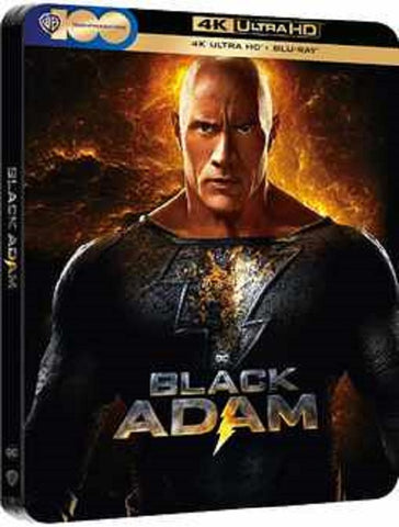 Black Adam (Dwayne Johnson) New 4K Ultra HD Region B Blu-ray + Steelbook