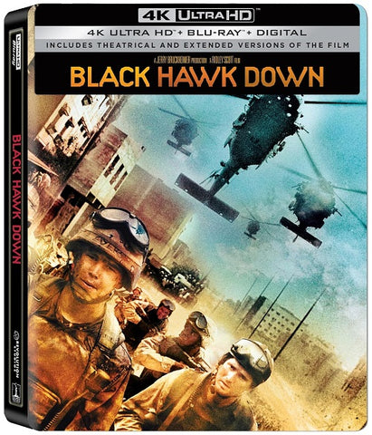 Black Hawk Down Limited Edition New 4K Mastering Blu-ray + Digital + Steelbook