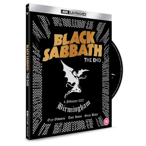 Black Sabbath The End New 4K Ultra HD Region B Blu-ray
