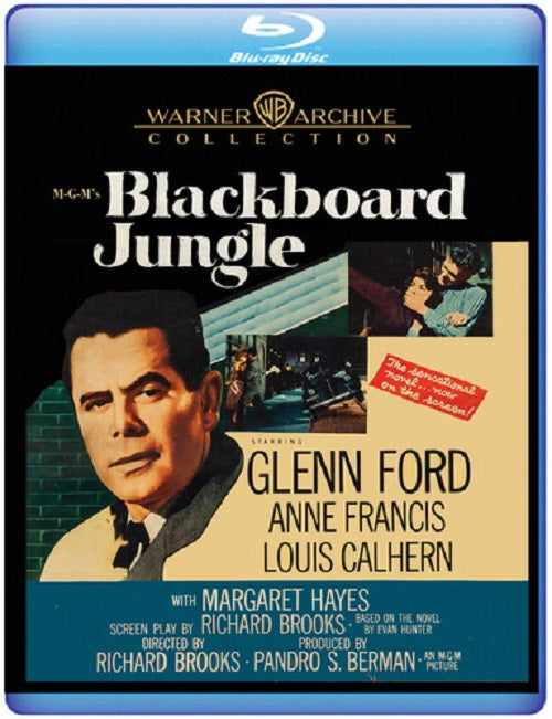 Blackboard Jungle (Glenn Ford Anne Francis Louis Calhern) New Blu-ray Presale