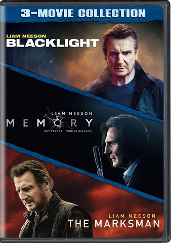 Blacklight + Memory + The Marksman 3 Movie Collection (Liam Neeson) New DVD