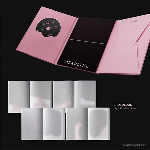Blackpink The 3rd Mini Album Deadline Pink Version New CD + Photo Book Presale